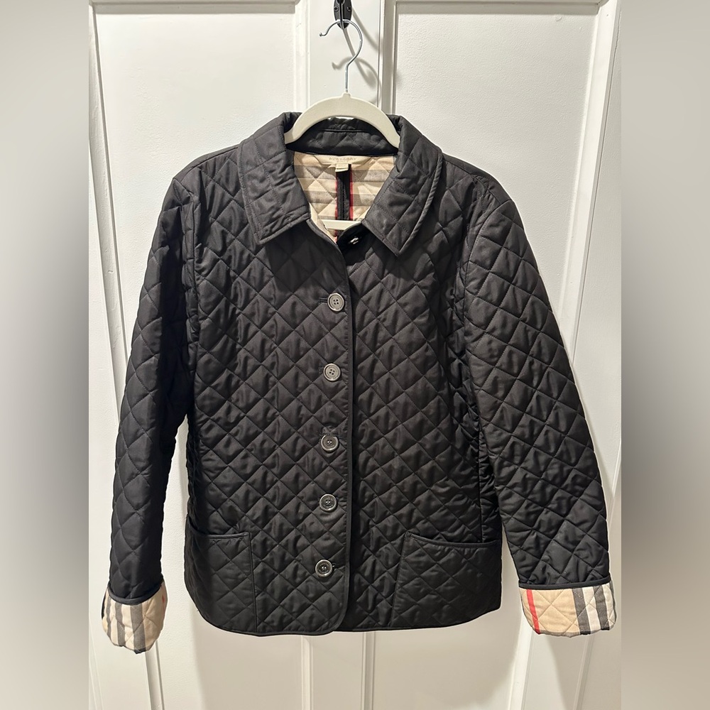 100% Authentic Burberry Brit Quilted Utility Jacket